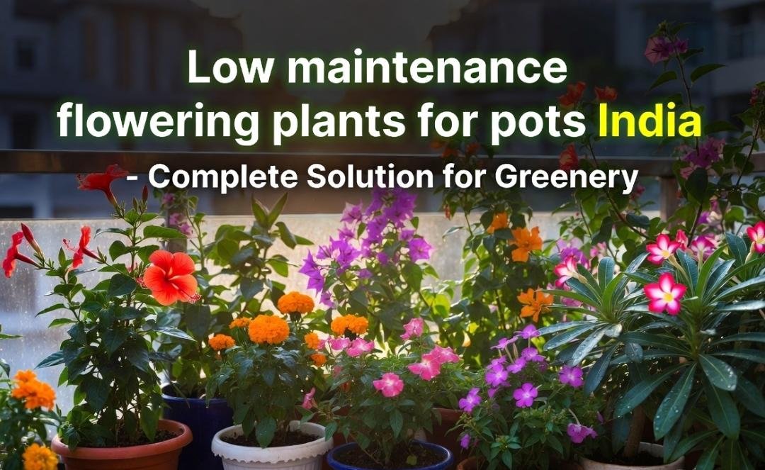 Amazing Low Maintenance Flowering Plants for Pots India